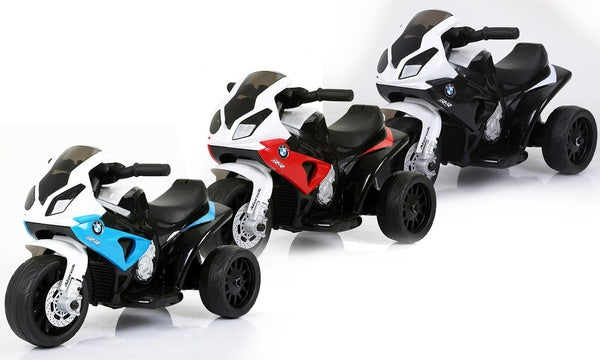 6V Kids 3 Wheels Riding BMW Licensed Electric Motorcycle