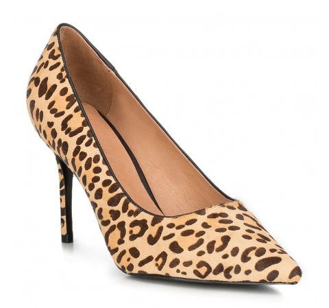 Tan Leopard Print Heels