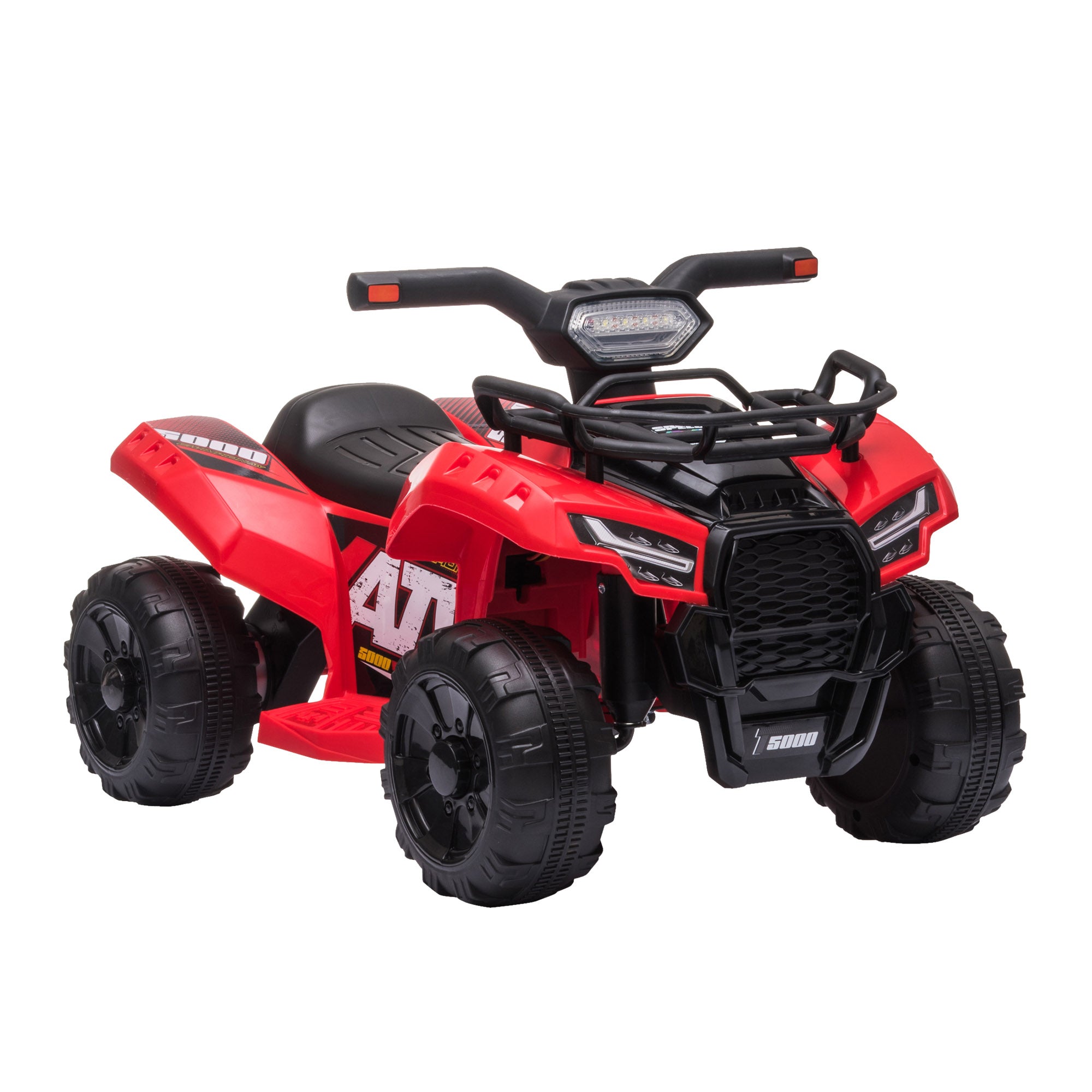 6V Kids ATV Quad Electric Ride On Car with LED Light and MP3