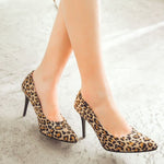 Tan Leopard Print Heels