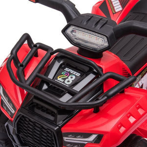 6V Kids ATV Quad Electric Ride On Car with LED Light and MP3