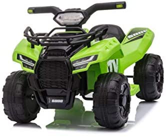 6V Kids ATV Quad Electric Ride On Car with LED Light and MP3